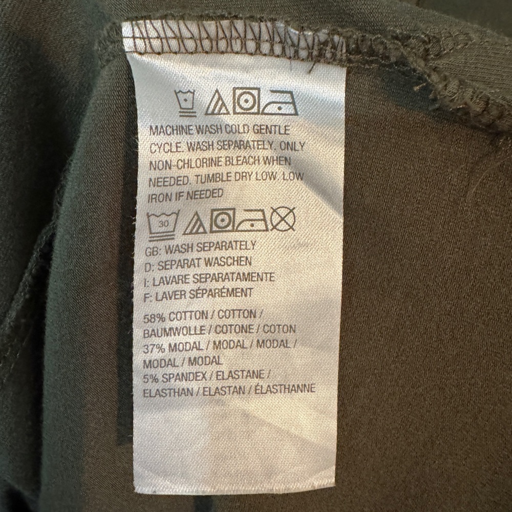 Isaac Mizrahi Live Sleeveless Maxi Dress Side Slits-Reg Size Large Fall Olive - Picture 7 of 9